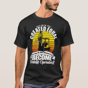 Camiseta Operador del almacén del conductor del camión de l