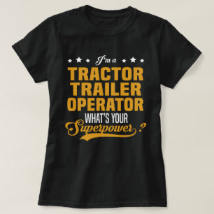 Camiseta Operador del remolque del tractor