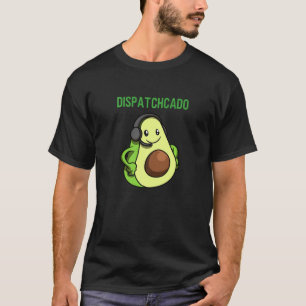 Camiseta Operador Dispatchcado 911 Línea Delgada Oro Amaril