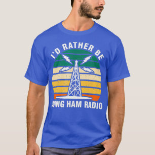 Camiseta Operador radiofónico retro vintage de radio aficio