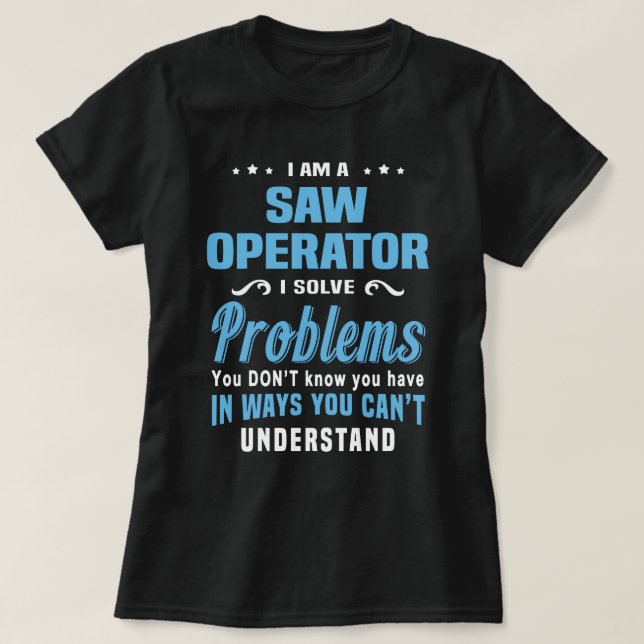 Camiseta Operador Saw (Diseño del anverso)