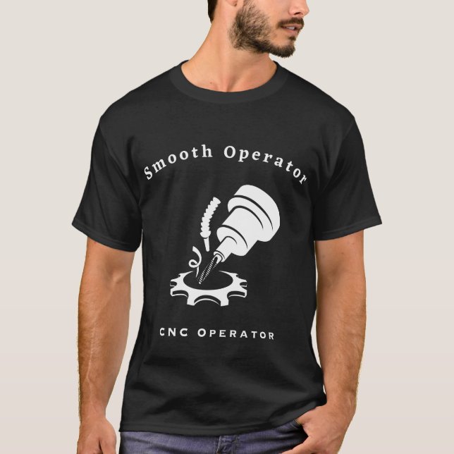 Camiseta Operador suave CNC (Anverso)