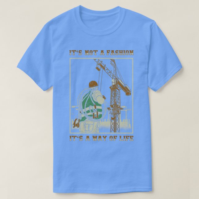 Camiseta Operador Tower Crane (Diseño del anverso)