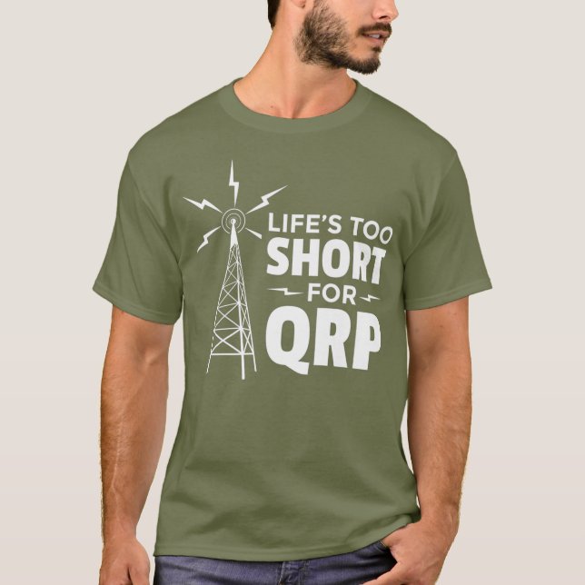 Camiseta Operadores aficionados a la afición por la radio d (Anverso)