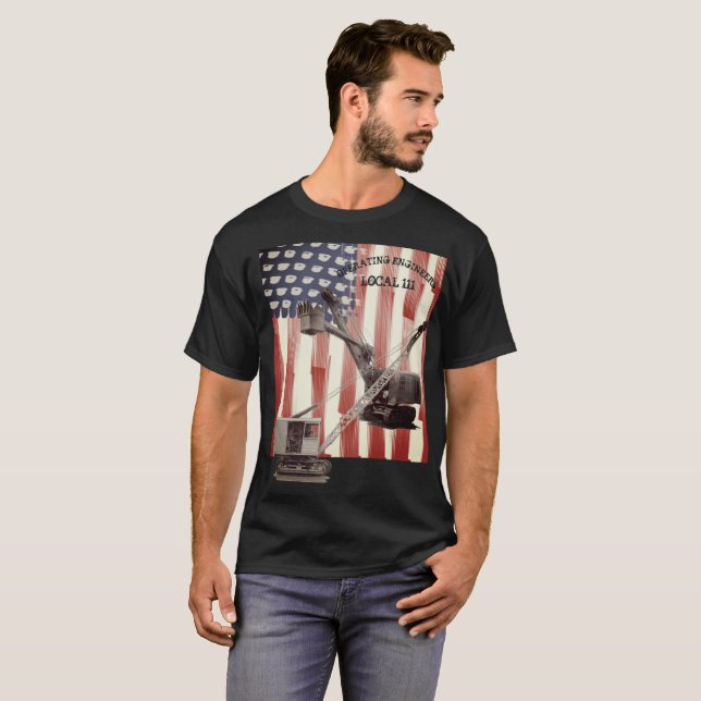 Camiseta Operating Engineers Crane Operator Union Local (Anverso completo)