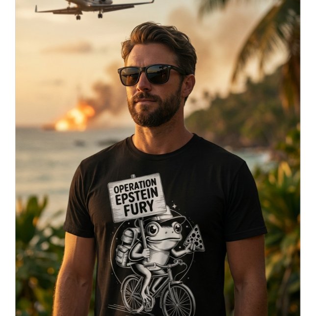 Camiseta Operation Epic Fury Anti War Frog (Subido por el creador)
