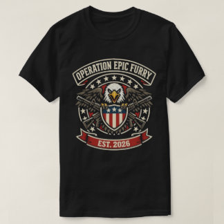 Camiseta Operation Epic Fury – Tactical Military Style