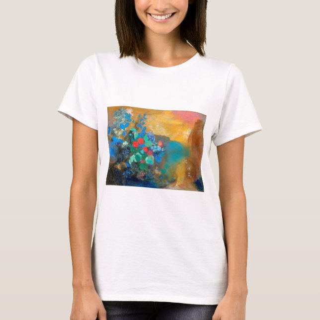 Camiseta Ophelia entre las flores, Redon (Anverso)