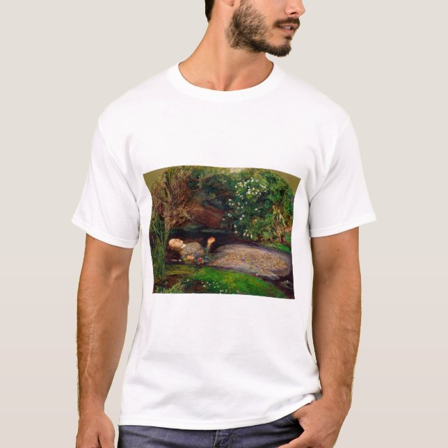 Camiseta Ophelia, John Everett Millais, 1851-1852 (Anverso)