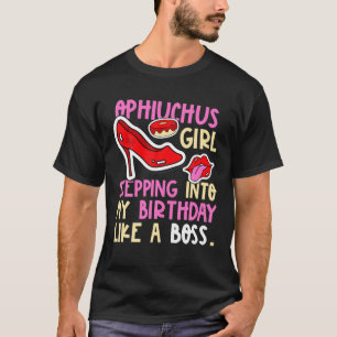 Camiseta Ophiuchus Chica Horoscope Heels Stepping Cumpleaño