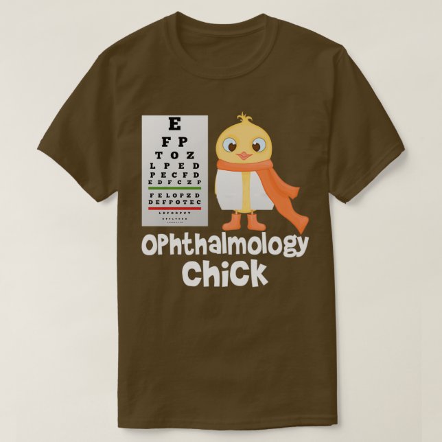 Camiseta Ophthalmología Chick Ophthalmólogo Médica Ojo Opta (Diseño del anverso)