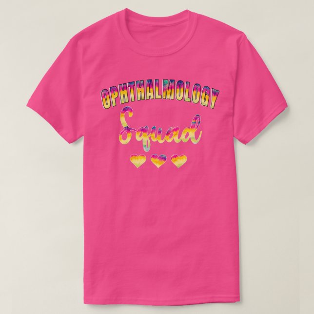 Camiseta Ophthalmology Squad Tie Dye (Diseño del anverso)