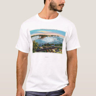 Camiseta Opinión central del tren de Michigan de Niagara