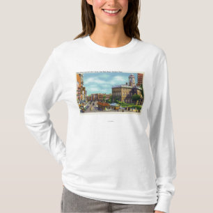 Camiseta Opinión de calle principal de la calle del estado