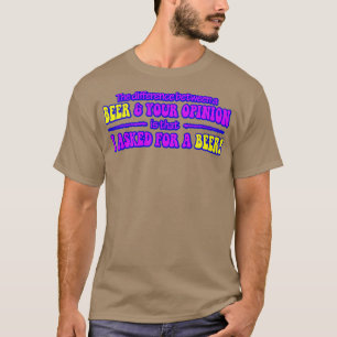 Camiseta Opinión de Cervezas Funky Worn