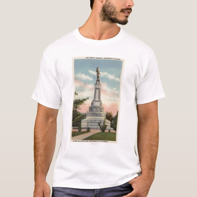 Camiseta Opinión de James W. Marshall Monument # 1 (Anverso)