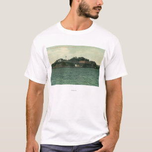 Camiseta Opinión de la bahía de Alcatraz Islans y prisió