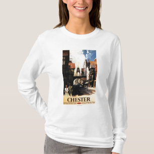 Camiseta Opinión de la calle con el carril del reloj de lo