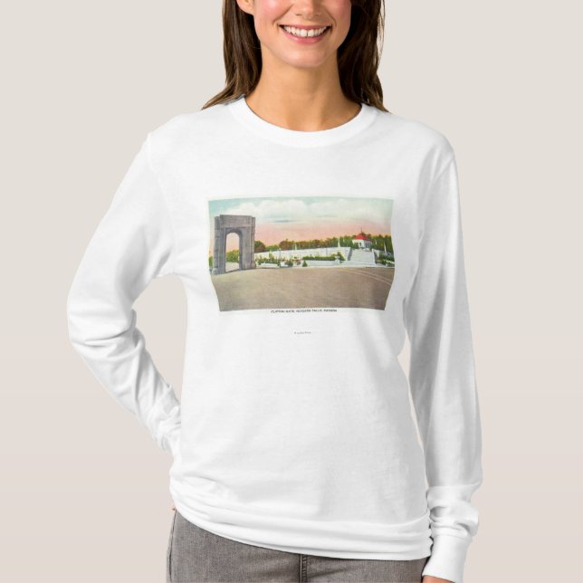 Camiseta Opinión de la calle de la puerta de Clifton (Anverso)