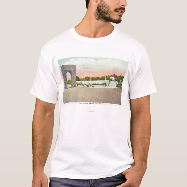 Camiseta Opinión de la calle de la puerta de Clifton (Anverso)