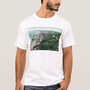 Camiseta Opinión de la ciudad y ciudad de WaterfrontBluff,
