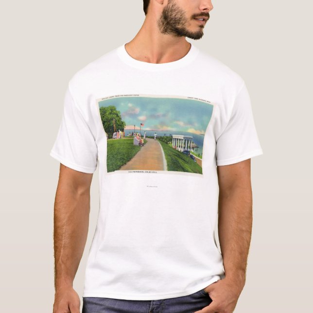 Camiseta Opinión de la colina de Coles de la "promenade" (Anverso)