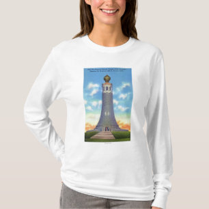 Camiseta Opinión de la cumbre del monumento de guerra del