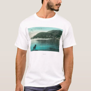 Camiseta Opinión de la línea de la playa de