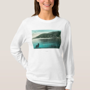 Camiseta Opinión de la línea de la playa de