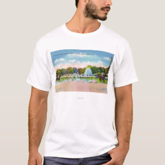 Camiseta Opinión de la meta del circuito de carreras de