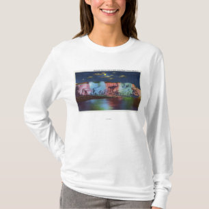 Camiseta Opinión de la noche de la isla de Luna del nuevo