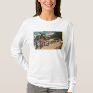 Camiseta Opinión de la playa delante de St. Catherine del
