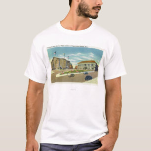 Camiseta Opinión de la plaza y del cuadrado de Copley el