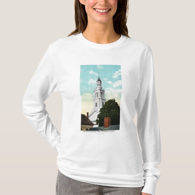 Camiseta Opinión de la torre de sir Christopher Wren (Anverso)