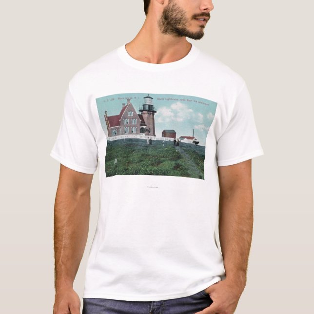 Camiseta Opinión de Landhouse del faro del sur (Anverso)