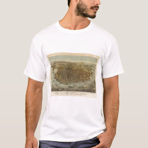 Camiseta Opinión de ojo de pájaros de San Francisco
