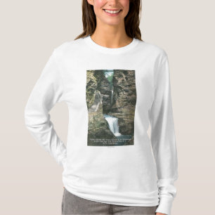 Camiseta Opinión de parque de estado de las cascadas de la