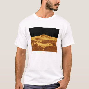 Camiseta opinión de perspectiva 3D de Maat Mons en Venus