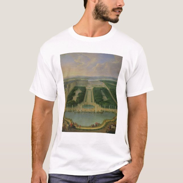 Camiseta Opinión de perspectiva del castillo francés (Anverso)