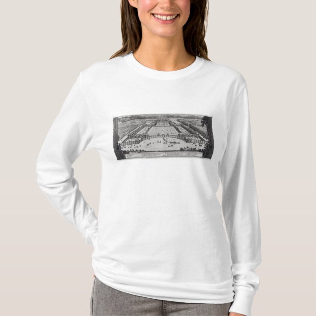 Camiseta Opinión de perspectiva general del castillo (Anverso)