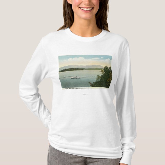 Camiseta Opinión de tres Mile Island del Ossipee Mts (Anverso)