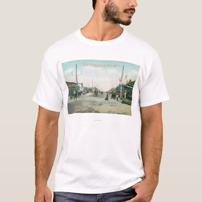 Camiseta Opinión de Van Ness Avenue un año después del (Anverso)
