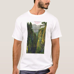 Camiseta Opinión del barranco de Capilano de la montaña de