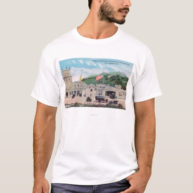 Camiseta Opinión del bulevar de Laemmle de la ciudad (Anverso)