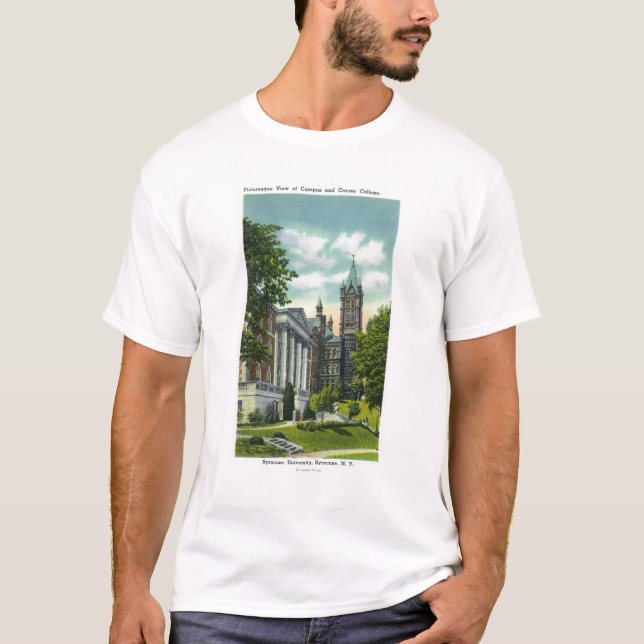 Camiseta Opinión del campus de Syracuse U que muestra la (Anverso)