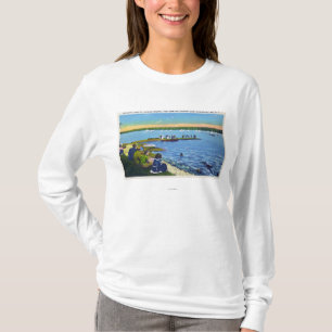 Camiseta Opinión del club de campo del Regatta del velero #