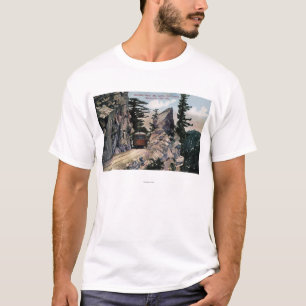 Camiseta Opinión del ferrocarril de la puerta del granito