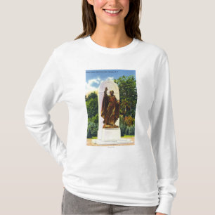 Camiseta Opinión del monumento de Jogues del padre