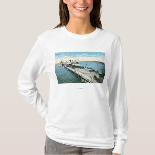 Camiseta Opinión del muelle en el nuevo puerto
