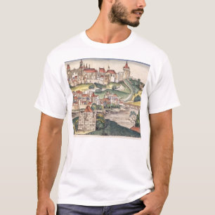 Camiseta Opinión del ojo de pájaro de Praga de la Nurembe